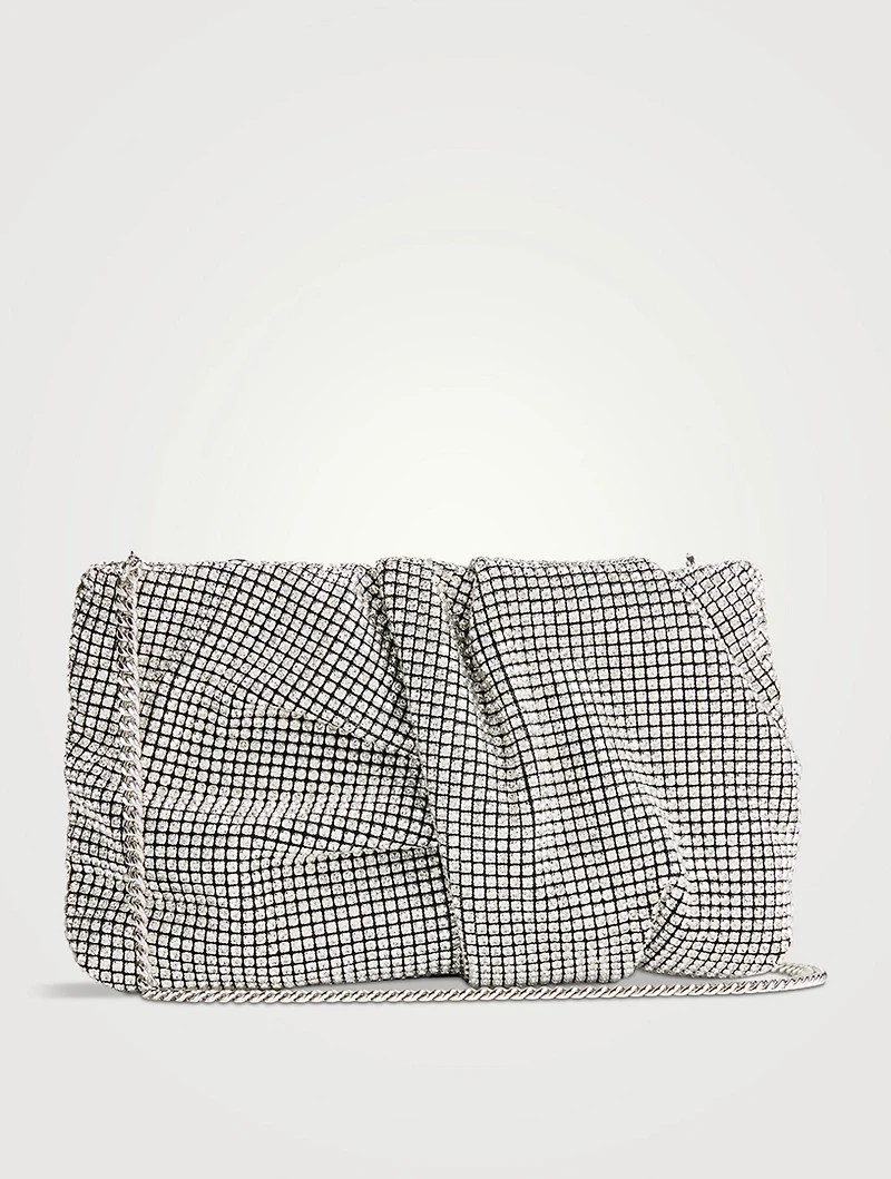 Bonny Crystal Mesh Clutch