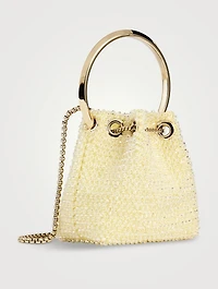 Micro Bon Bon Beaded Satin Clutch