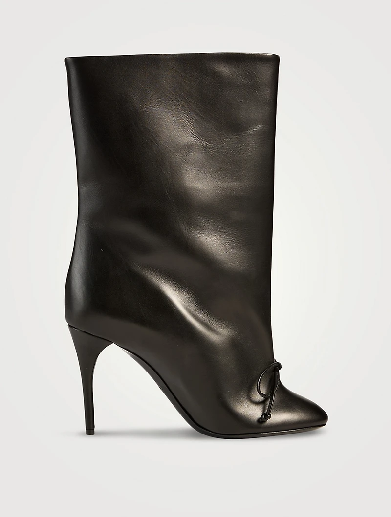 Decolette Leather Boots