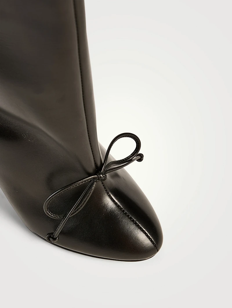 Decolette Leather Boots
