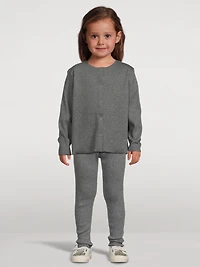 Baby And Kids Rib Cardigan