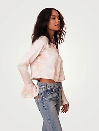 Lyndon Silk Blouse Floral Print