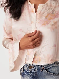 Lyndon Silk Blouse Floral Print