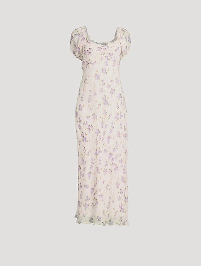 Madara Chiffon Maxi Dress Floral Print