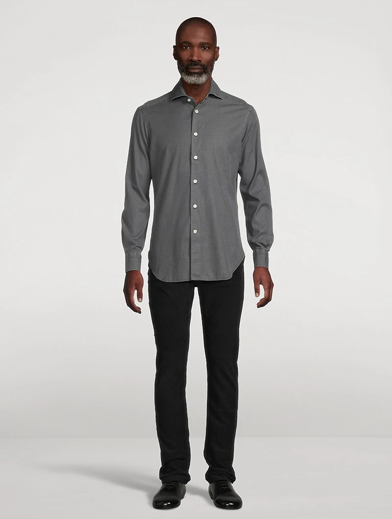 Micro Corduroy Slim-Fit Jeans