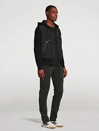 Wool And Nylon Quilted Jacket