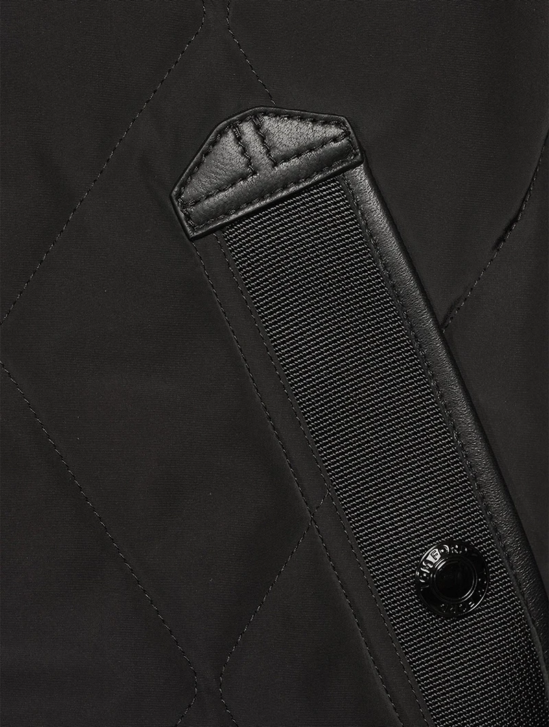 Wool And Nylon Quilted Jacket