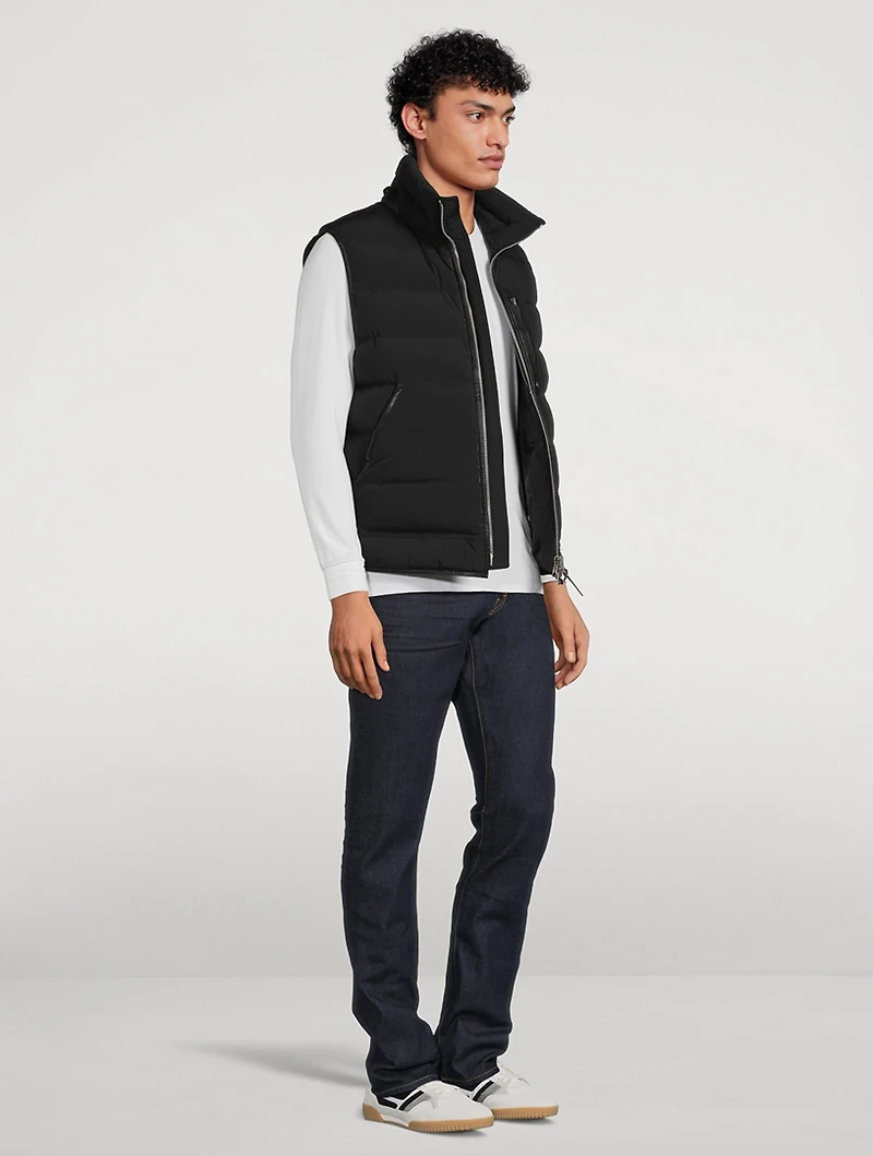Stretch Nylon Puffer Gilet