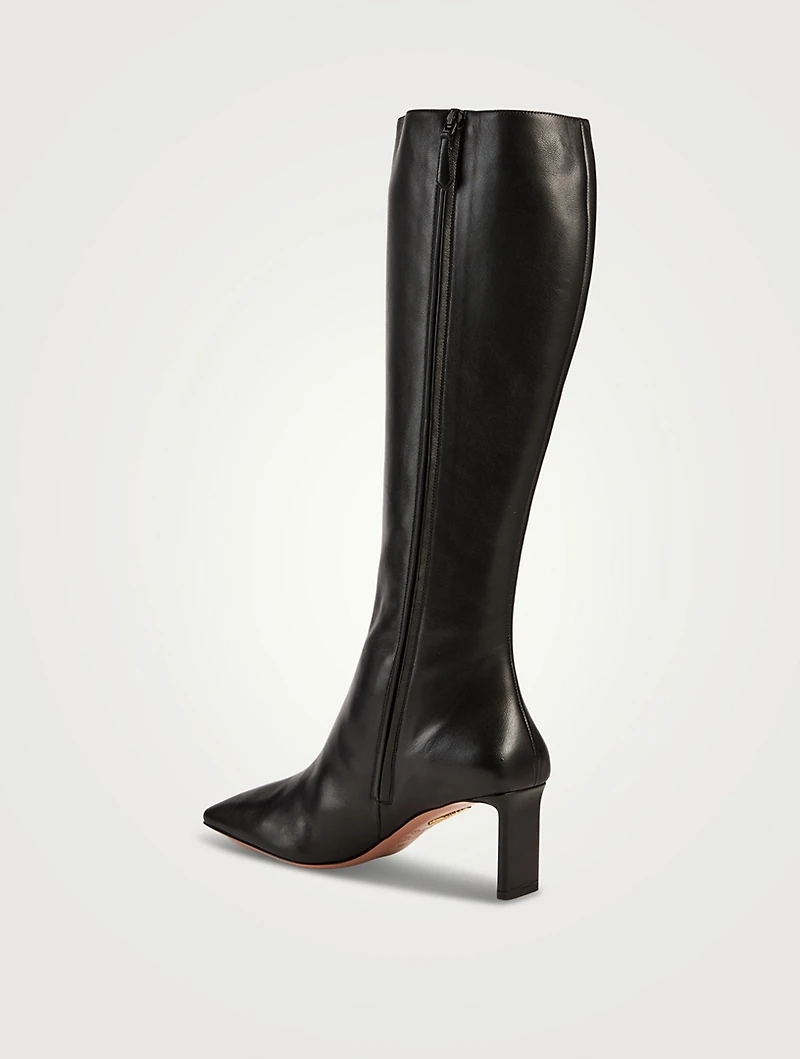 Zenn Leather Knee-High Boots
