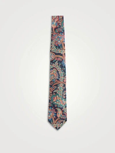 Silk Floral Paisley Tie