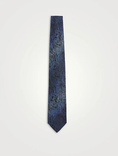 Silk Jacquard Paisley Tie