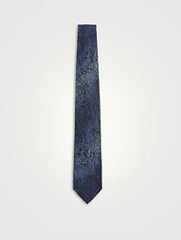Silk Jacquard Paisley Tie