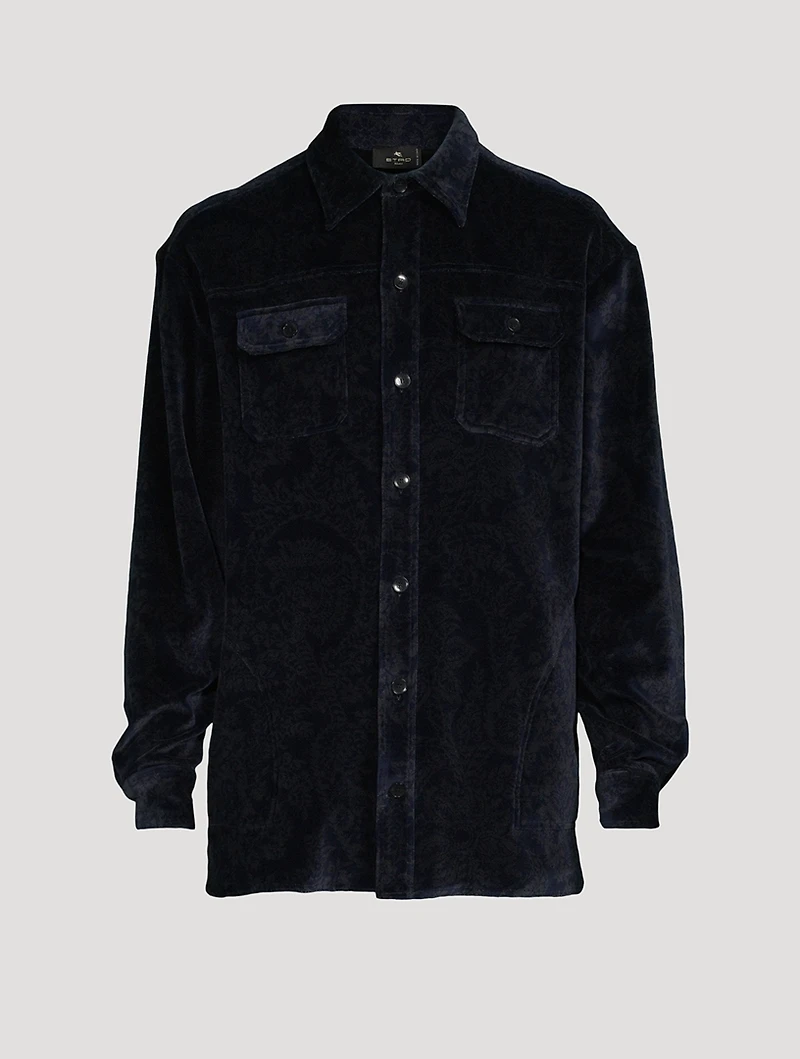 Chenille Jacquard Overshirt