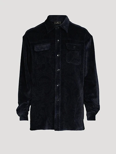 Chenille Jacquard Overshirt