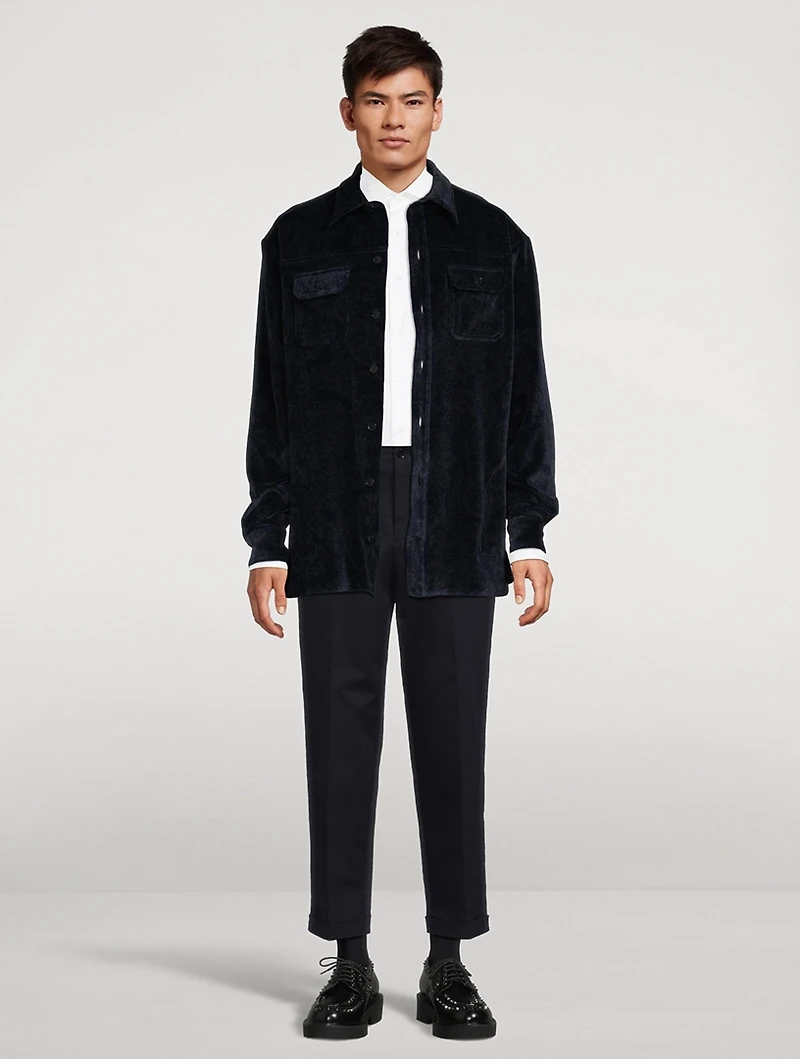 Chenille Jacquard Overshirt
