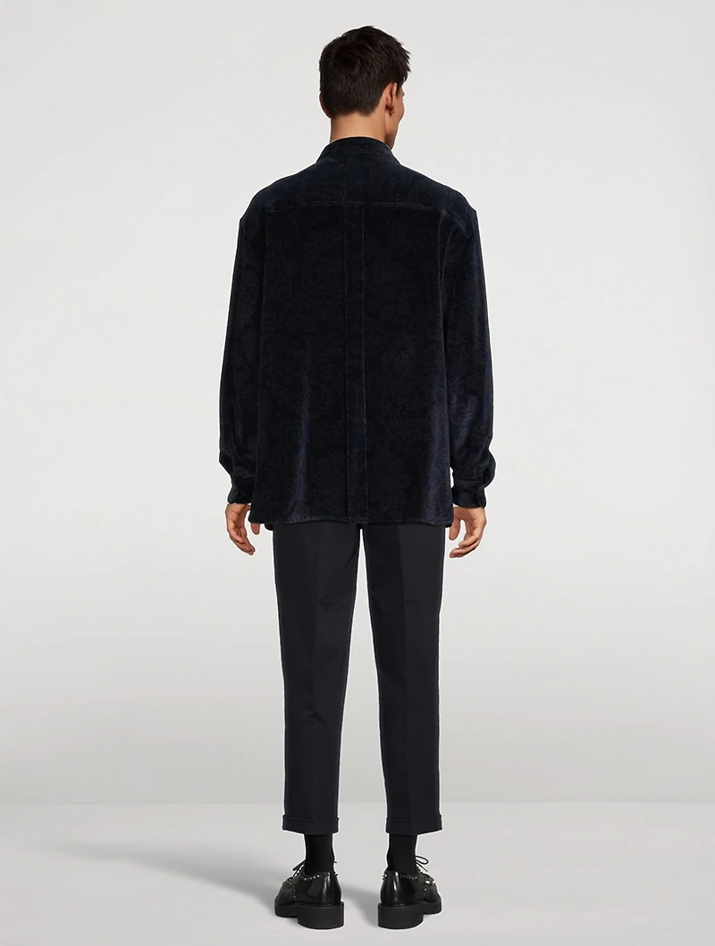 Chenille Jacquard Overshirt