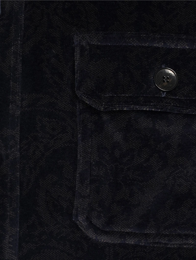 Chenille Jacquard Overshirt