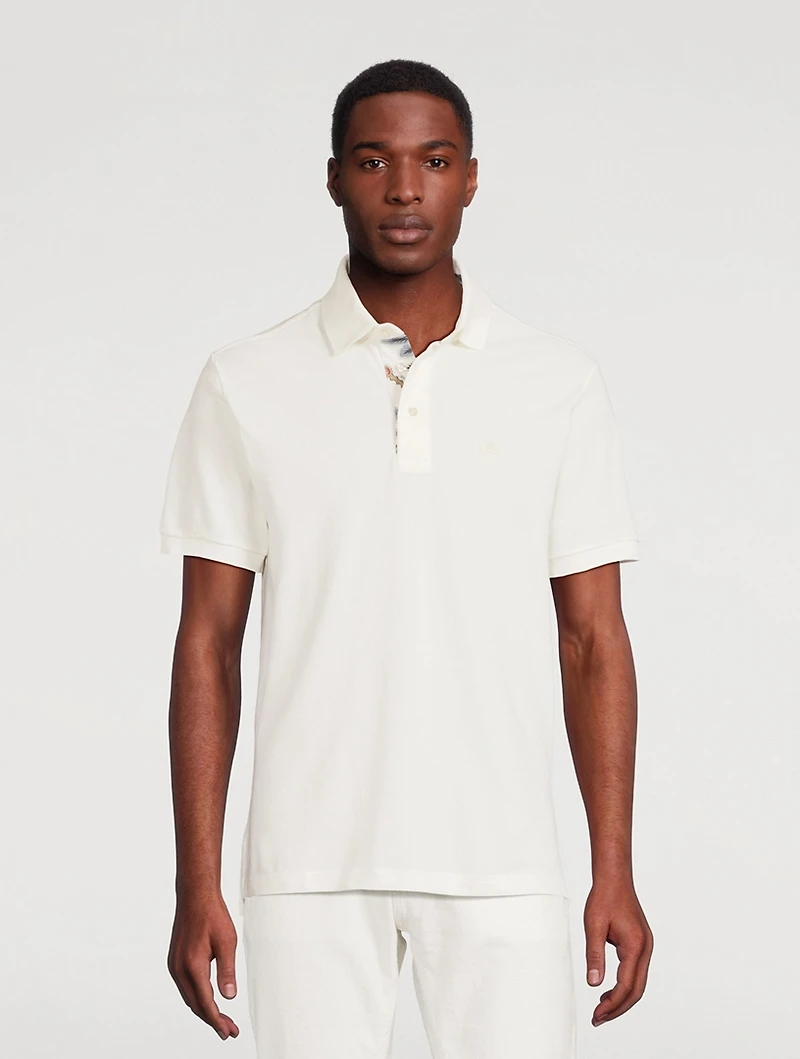 Cotton Pique Polo Shirt