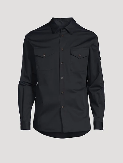 Logo Tape Military Shirt