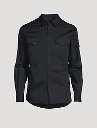 Logo Tape Military Shirt
