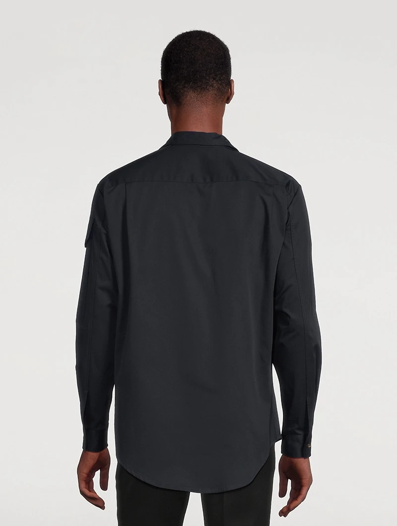 Logo Tape Military Shirt