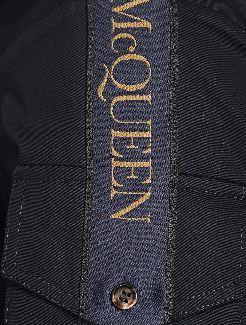 Logo Tape Military Shirt