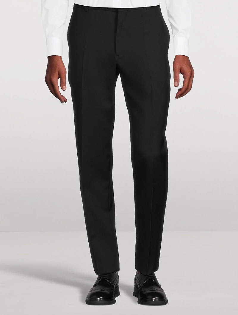Wool Cigarette Pants