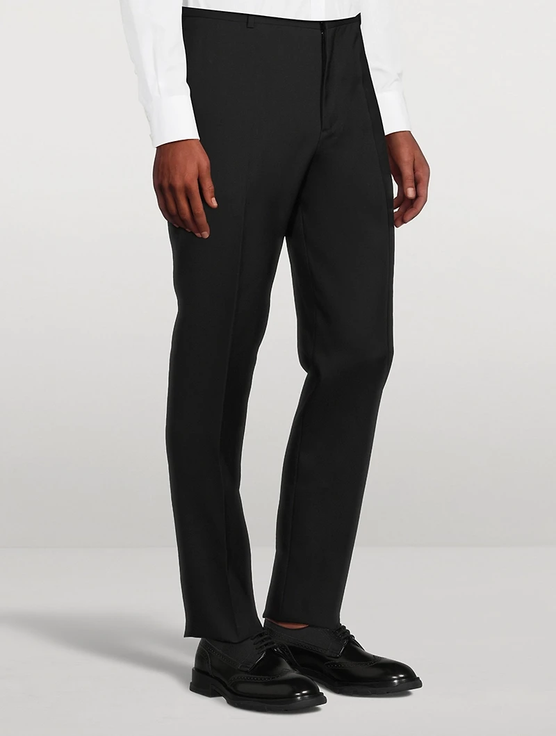 Wool Cigarette Pants