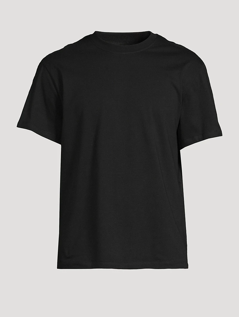 Logo Tape Cotton T-Shirt