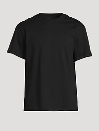 Logo Tape Cotton T-Shirt