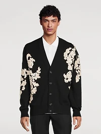 Lace Flower Crochet Cardigan