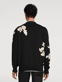 Lace Flower Crochet Cardigan