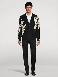 Lace Flower Crochet Cardigan