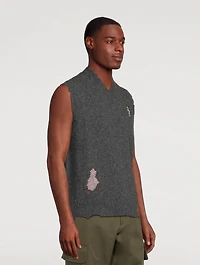 Wool V-Neck Vest