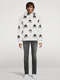 Borden Bunny Monogram Reversible Zip Hoodie