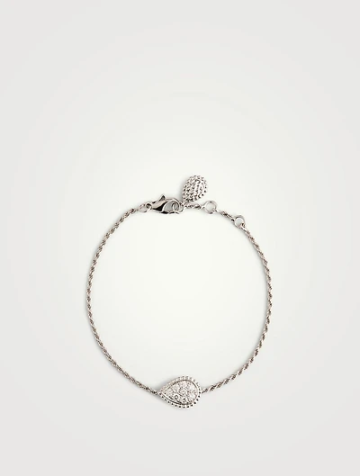 Serpent Bohème 18K White Gold Bracelet With Diamonds