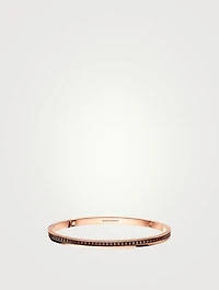 Quatre Classique 18K Rose Gold Bangle Bracelet With PVD