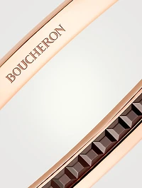 Quatre Classique 18K Rose Gold Bangle Bracelet With PVD