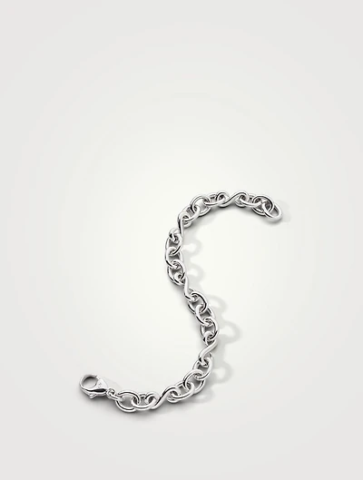 Infinity Silver Link Bracelet