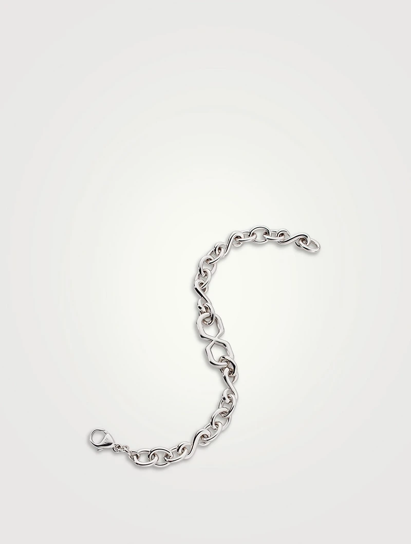 The Symbol Silver Infinity Chain Bracelet