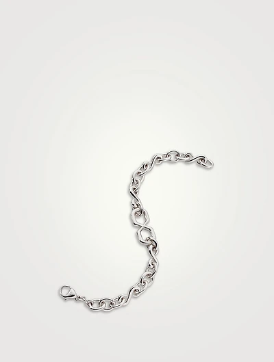 The Symbol Silver Infinity Chain Bracelet