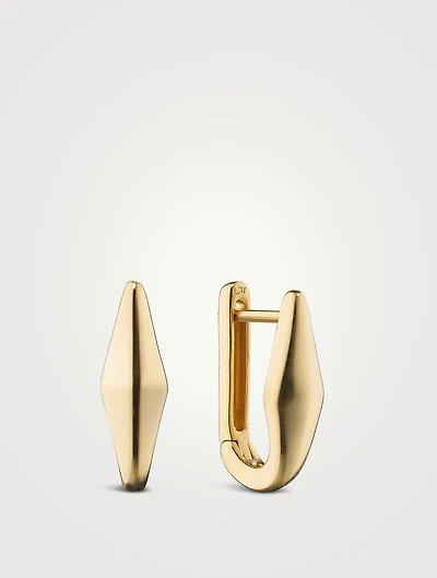 Points North 18K Gold Earrings