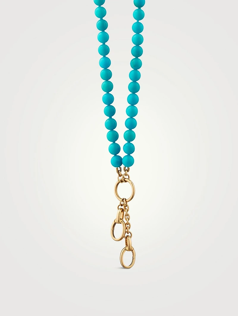 Design Your Own Turquoise And 18K Gold Necklace