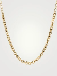 Infinity 18K Gold Necklace