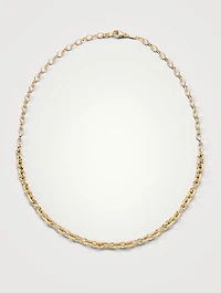 Infinity 18K Gold Necklace