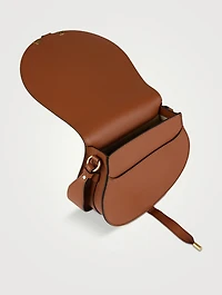 Small Marcie Leather Saddle Bag