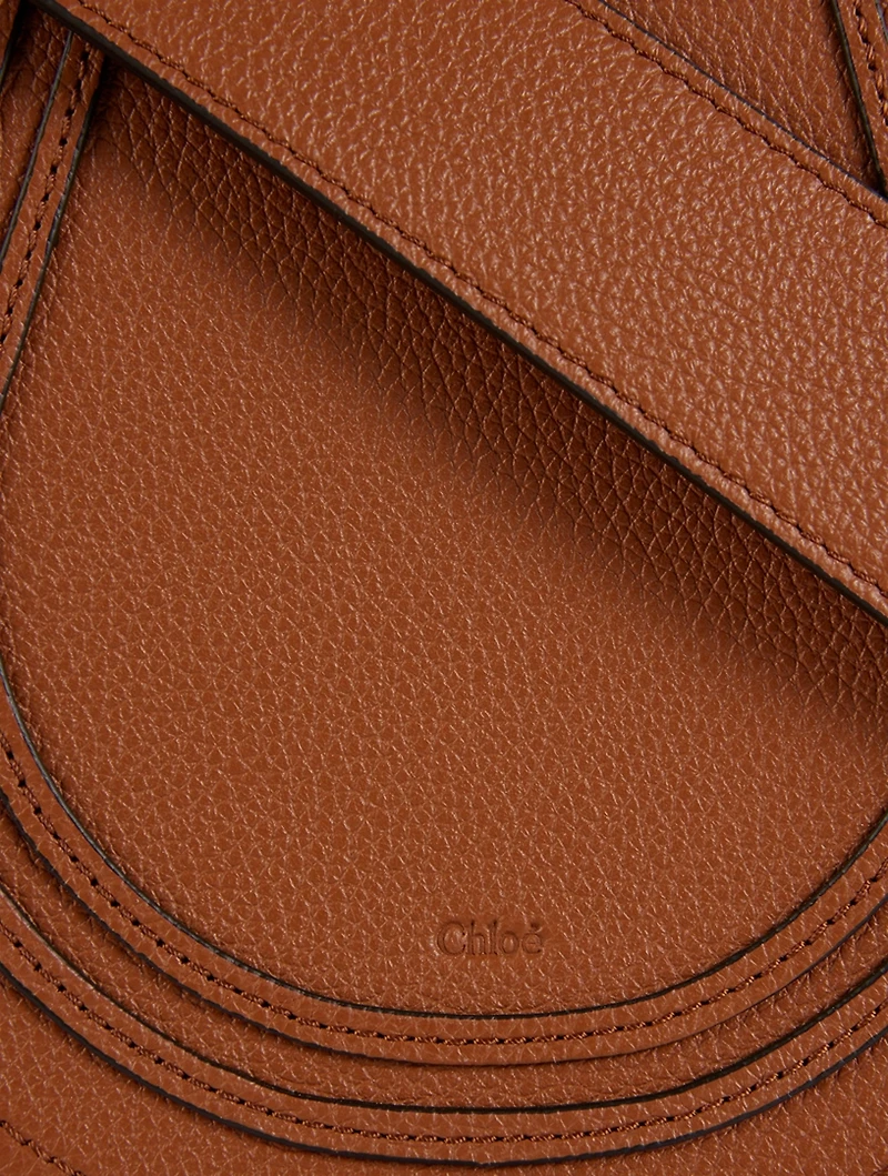 Small Marcie Leather Saddle Bag
