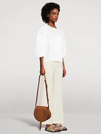 Small Marcie Leather Saddle Bag