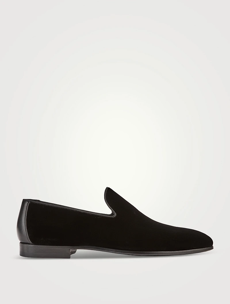 Jareth Velvet Slip-On Loafers