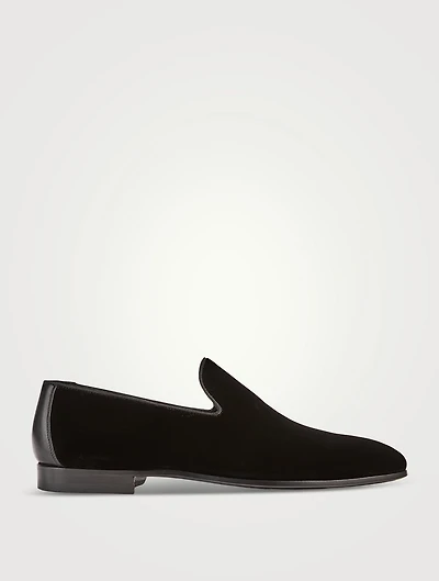 Jareth Velvet Slip-On Loafers